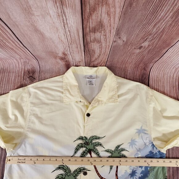 Rare Disney Cruise Line Mens Large Mickey Surfing Palm Tree Hawaiian Camp Shirt - Picture 14 of 16
